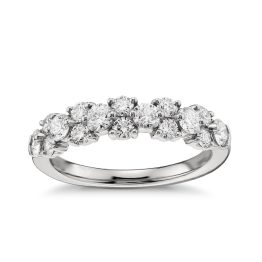 White Zirconia Silver Ring